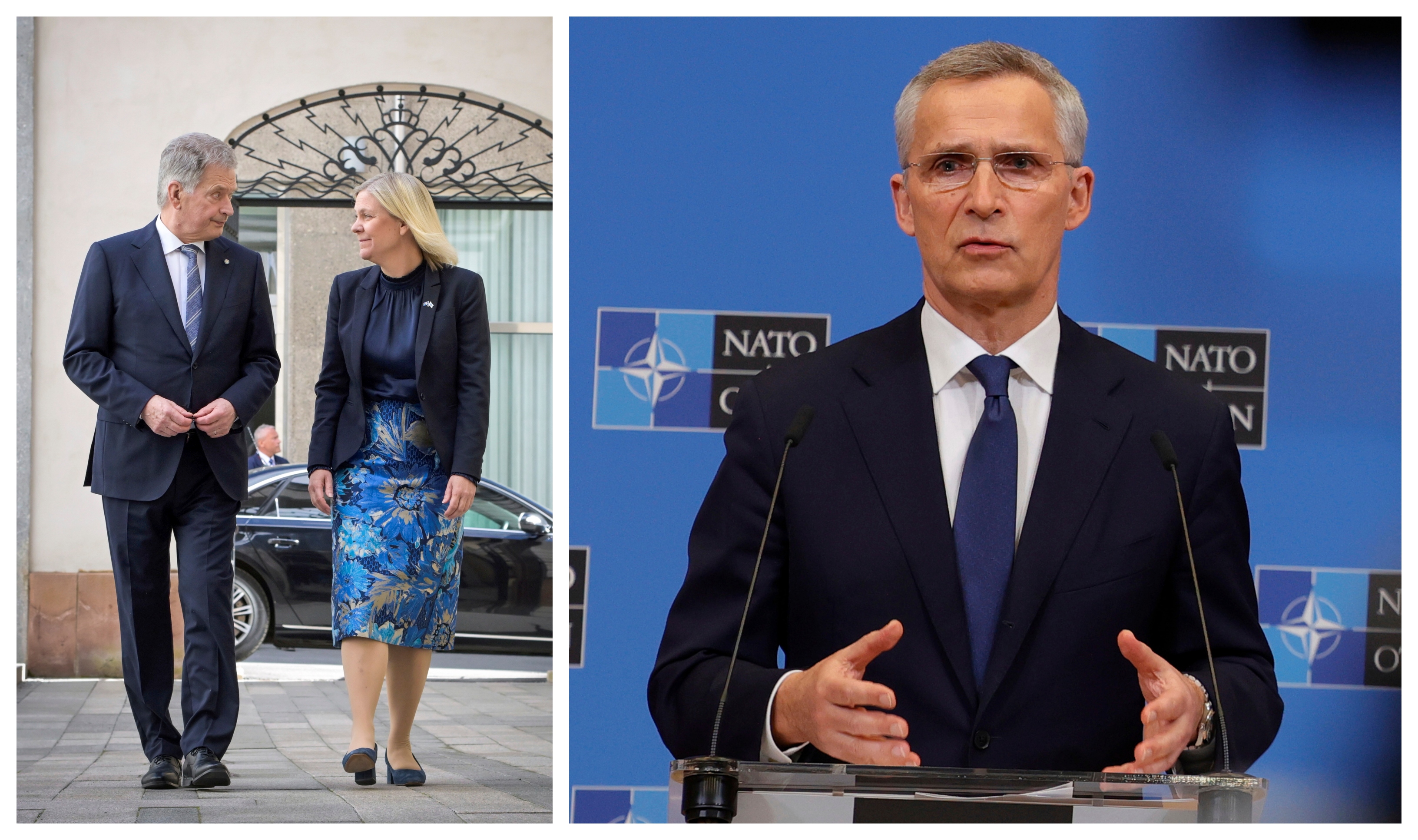 Sverige och Finlands ansökan till Nato har lämnats in.